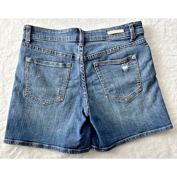 Anthropologie PILCRO Blue Denim Shorts SZ 26 (30") Slim Boyfriend - Picture 4 of 16